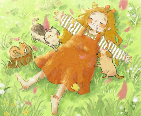 絵本風にこどものイラスト描きます 絵本作成 ポスター 挿絵など幅広く承ります イラスト作成 ココナラ