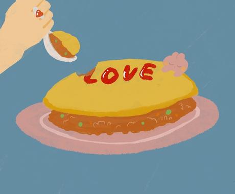 カフェなどのメニューに ゆるい食べ物描きます ゆるかわイラストでメニューやsns チラシを彩りませんか イラスト作成 ココナラ