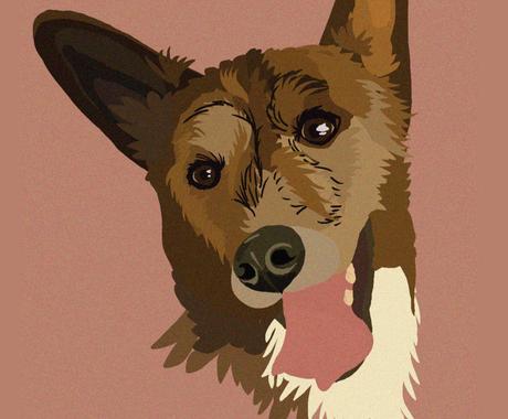 即日対応 アイコン等に ペット似顔絵を描きます 海外風でおしゃれに 愛犬や飼い主様の似顔絵を 似顔絵作成 ココナラ