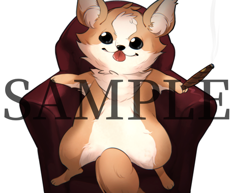 立ち絵イラスト 簡単なループアニメ制作しますます ゲームイラストやtrpgセッション 動画立ち絵などにどうぞ イラスト作成 ココナラ