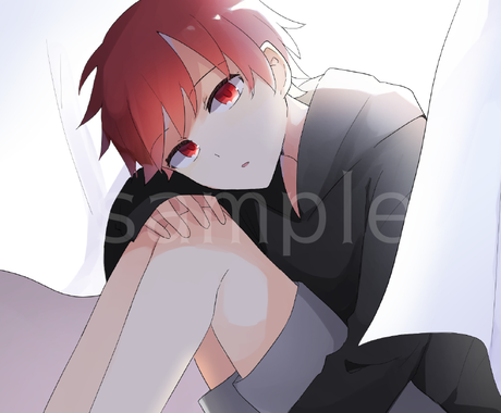 ボカロ曲や歌ってみたのサムネイル描きます 動画に使える可愛らしいイラスト イラスト作成 ココナラ