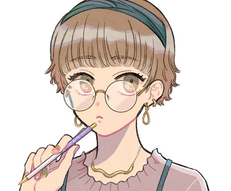 アイコン等に使える女の子のイラストを販売します Snsを華やかに 背景透過有り 著作権譲渡 即日お渡し キャラクター販売 既製品 ココナラ