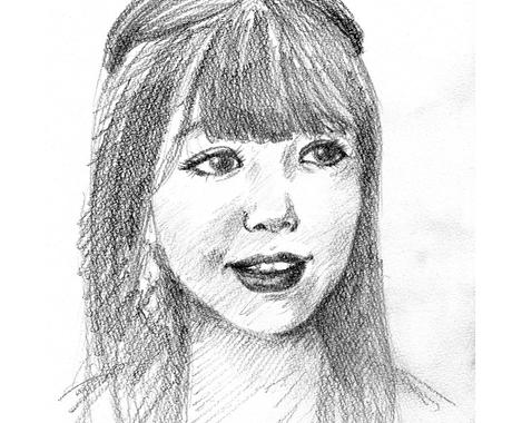 写真からスケッチ風の似顔絵イラストを描きます スケッチ風のデフォルメしないおしゃれな似顔絵 似顔絵作成 ココナラ