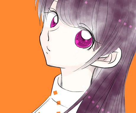 かわいい おめめ大きめ 女の子を描きます 少女漫画に出てくるようなおめめ大きい子 アイコン作成 ココナラ