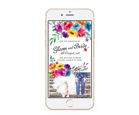 結婚式 二次会などのweb招待状を制作します 出欠管理や住所録 案内マップなど多数機能付き Summer 結婚式 記念日デザイン ココナラ