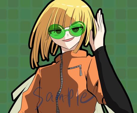 パッと目立つ アイコン用イラスト描きます 用途に合わせてアニメ塗りアイコンイラスト作成いたします アイコン作成 ココナラ