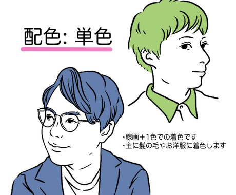 Sns用の似顔絵アイコン制作します ビジネスでも使えるシンプルなアイコンイラスト アイコン作成 ココナラ