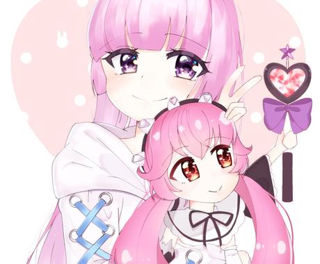 可愛らしいアイコンイラストを描きます 可愛いお顔の女性キャラクターを描きます アイコン作成 ココナラ