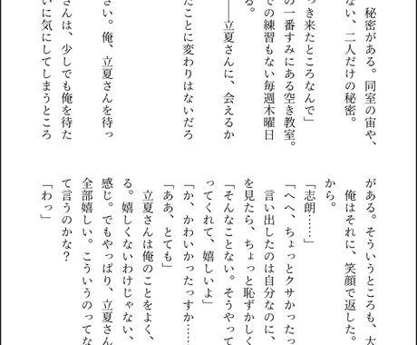 小説書きます 創作 二次創作 版権 夢小説 Bl Gl Nl問いません 小説 シナリオ 出版物の作成 ココナラ