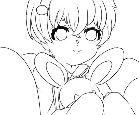 線画を描きます 色塗りの練習やアイコンを自分好みに塗りたい方に アイコン作成 ココナラ