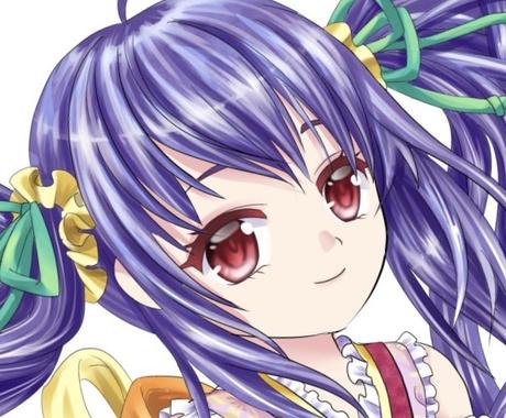 少女イラスト描きます Snsアイコン デスクトップ画像 オリジナルキャラ作成などに アイコン作成 ココナラ