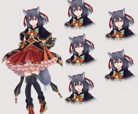 立ち絵制作依頼承ります Trpgや同人ゲーム向けの立ち絵イラストを描きます イラスト作成 ココナラ