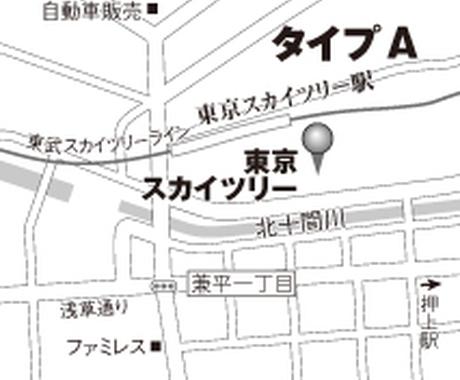オリジナルのイラストマップ 1c をおつくりします モノクロだけど わかりやすいウチだけの地図がほしい方へ 建築 インテリア 図面デザイン ココナラ