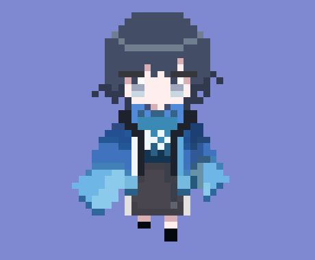 配信画面を華やかに！動くかわいいドット絵描きます 配信画面の片隅に置くとかわいいピクセルアニメーション！ イメージ1