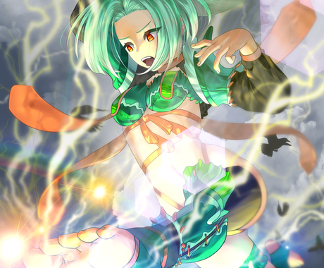 プロの日本画家 イラストレーターがお描きします Trpg キャライラストうけたまわります イラスト作成 ココナラ