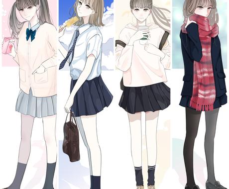 Vtuber応援 2dモデリングイラスト描きます 2dモデリングの為の可愛い女の子イラストを描きます キャラクターモデリング ココナラ