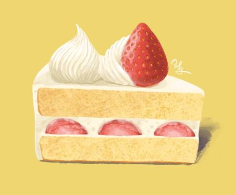 おいしそうなスイーツのイラストアイコンを制作します 暖かみのあるイラストでおいしいアイコンを作りませんか アイコン作成 ココナラ