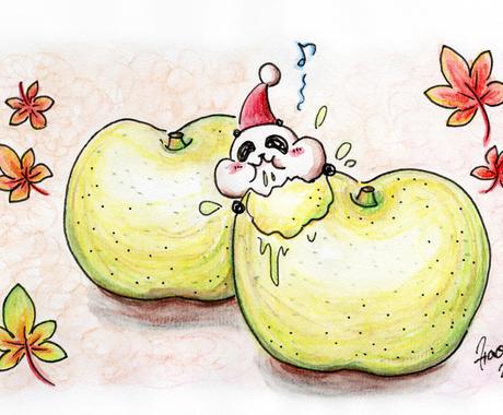 世界に一つのミニサイズの手描きイラスト制作します 水彩色鉛筆の優しいタッチ インテリアやプレゼントにも コンテンツ販売 完成品 ココナラ