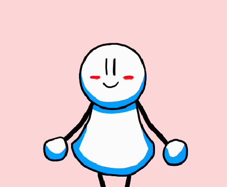 キャラクターのアニメーションを描きます あなたのブログや動画にワンポイント動きを！ イメージ1