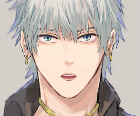 格好いい男性アイコン描きます スタイリッシュ イケメン 色気のある絵が得意です アイコン作成 ココナラ