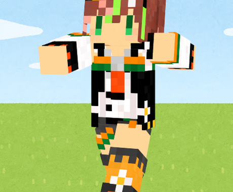 Minecraft マイクラ スキン作成します あなたの可愛いマイクラのスキン作成します その他 イラスト 漫画 ココナラ