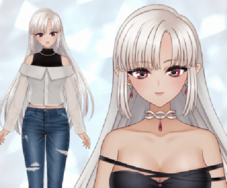 完成品のLive2D汎用モデルを販売します live2D汎用モデル　VTS&nizima LIVE対応 イメージ1