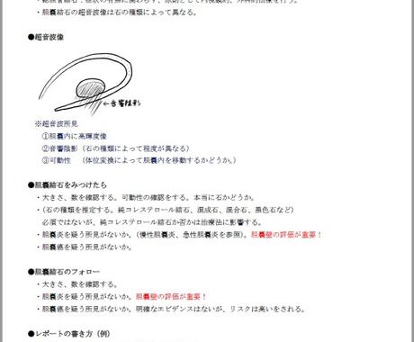 好評につき 腹部超音波勉強用資料第３弾販売します 超音波検査士の私が勉強用資料 胆嚢疾患編 を作成しました その他 キャリア就職 資格 学習 ココナラ