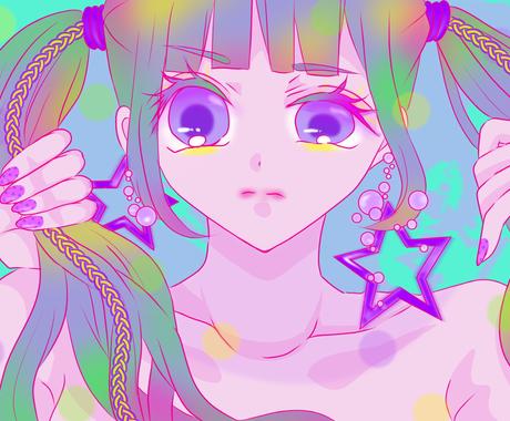 Snsアイコン 似顔絵 挿絵等のイラスト描きます ゆめかわ エロかわ 女の子が得意です アイコン作成 ココナラ