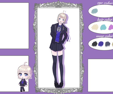 コテキャシート 夢絵 アイコンなど お描きします あなただけのコテキャシート 夢絵をお描きします アイコン作成 ココナラ