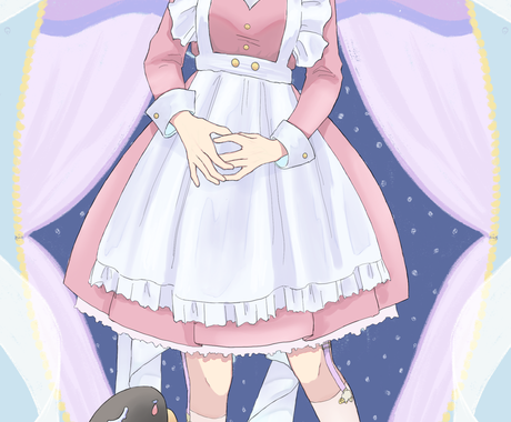 Vtuber風キャラクターパーツ分け済みをかきます Vtuberやゲームキャラのようなテイストのイラストや立ち絵 イラスト作成 ココナラ