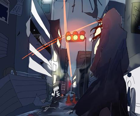 個性的な一枚絵のイラスト描きます 個性的なイラストを求める方へ イラスト作成 ココナラ