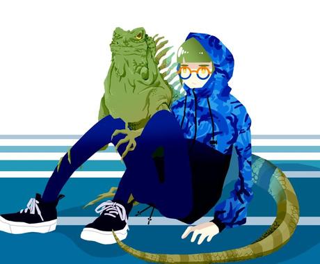 ちょっと個性的なイラストお描きします 一風変わったイラストをご希望の方に イラスト作成 ココナラ