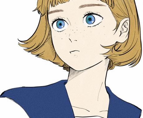 爽やかで可愛いアイコン イラストお描きします ポップで爽やかなタッチで女の子 男の子のイラストお届けします アイコン作成 ココナラ