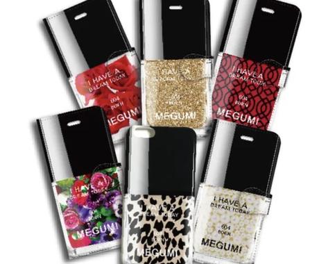 あなたの名前入りネイルデザインスマホケース作ります 送料無料 騙し絵プリント 名前入り ネイルスマホケース ロゴデザイン ココナラ