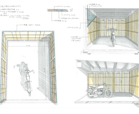 倉庫のdiy用図面 パースを作成します 材料 寸法 数量を図面化 わかりやすいパースを作成 建築 インテリア 図面デザイン ココナラ