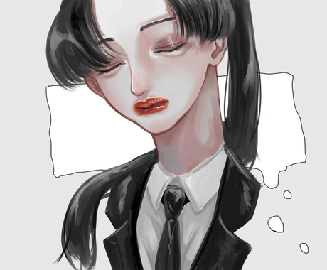 1枚絵 Sns用アイコン描きます アンニュイで綺麗な女の子を描きます ご要望受け付けます イラスト作成 ココナラ