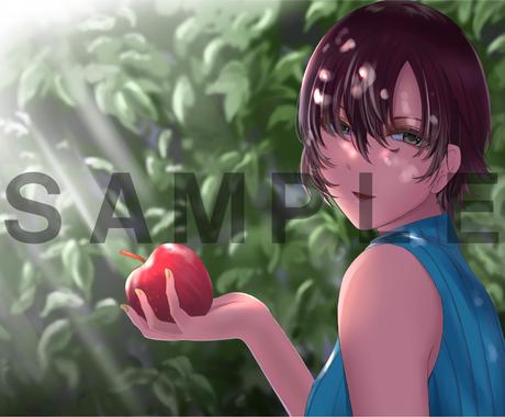 簡単な背景の1枚イラストを制作します 手軽に1枚イラストを求めている方へ イラスト作成 ココナラ