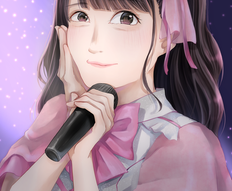 Snsアイコン用のイラスト描きます 自分のヘアメやチェキをアイコンにしたいヲタクの方へおすすめ アイコン作成 ココナラ