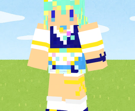 Minecraft マイクラ スキン作成します あなたの可愛いマイクラのスキン作成します その他 イラスト 漫画 ココナラ