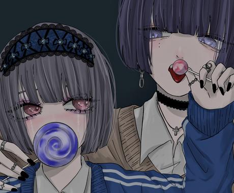 最短一日 病みかわいいsnsアイコン作成致します 最短一日でかわいいアイコンをご提供させていただきます アイコン作成 ココナラ