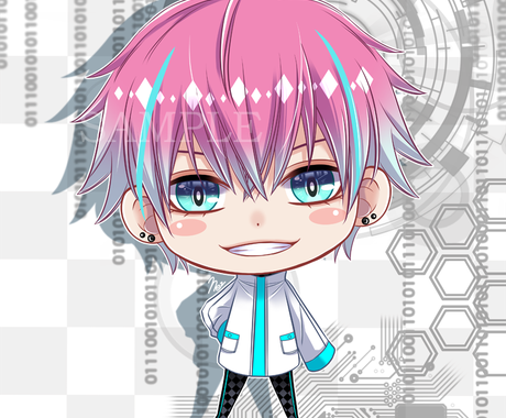 ミニキャラ作成します デフォルメキャラの顔 全身お描きします キャラクター作成 ココナラ