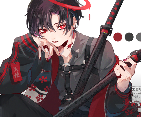 格好いいイラスト描きます ご希望に沿って丁寧に対応します イラスト作成 ココナラ