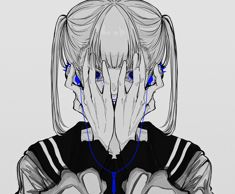 独特で鬱屈とした雰囲気の一枚絵を仕上げます ポッキリ1万円で人目を惹きつけるサムネイル制作致します イラスト作成 ココナラ