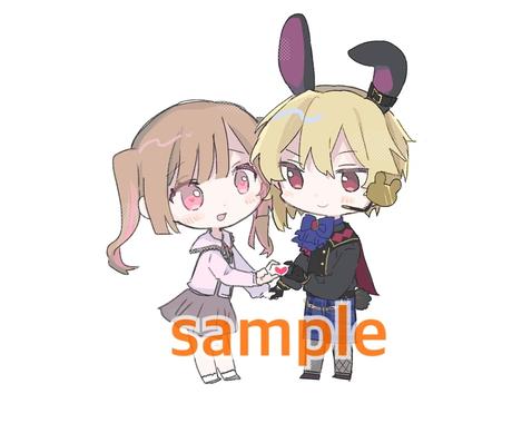 デフォルメ カップル絵 夢絵 承ります ご相談だけでもok 気軽にお声がけください イラスト作成 ココナラ