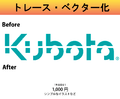 イラスト・ロゴなどトレースします illustrator、Photoshopで綺麗に仕上げます イメージ2