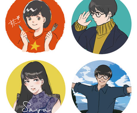 実績あり Sns用アイコンお描きします ツイッターアイコン実績あり 可愛い 爽やか 綺麗系等描けます アイコン作成 ココナラ