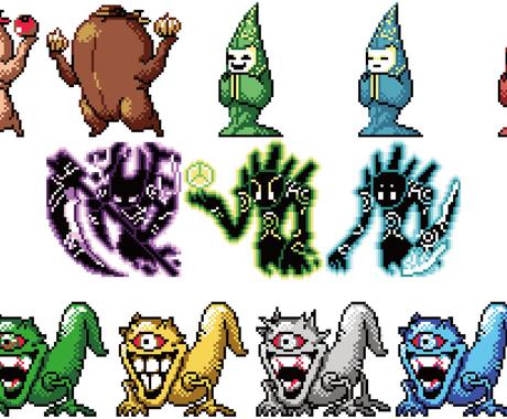 ゲームデザイナーが ドット絵 を作成いたします あなただけの オリジナルのキャラクター をレトロ風に作成 その他 デザイン ココナラ