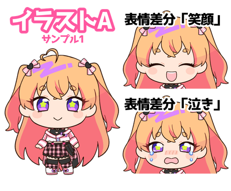 デフォルメイラスト作成いたします グッズ化 サムネ アイコンなどにどうぞ イラスト作成 ココナラ