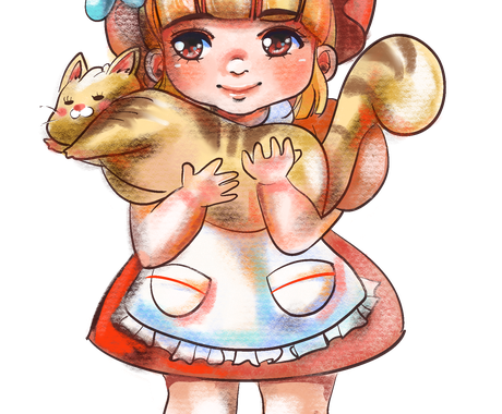 商用ok 絵本のようなイラストを描きます 使いやすい ふんわりレトロなイメージのイラストを描きます イラスト作成 ココナラ