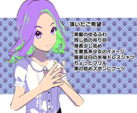 3Dモデリングの依頼承ります Vtuberやゲーム向けにモデリング致します!